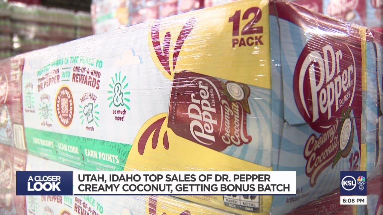 Utah, Idaho top sales of Dr Pepper Creamy Coconut, getting bonus batch