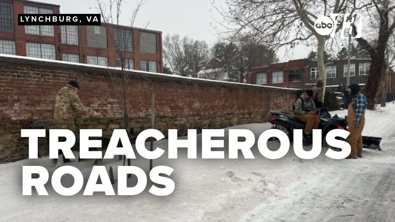 Snow and ice make Virginia roads treacherous; residents urged to stay home