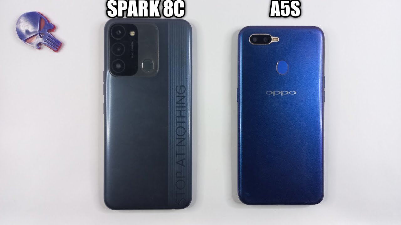 Tecno Spark 8C Vs Oppo A5S | SPEED TEST