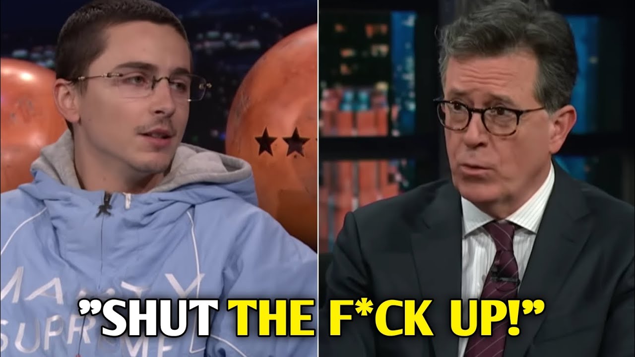 Timothée Chalamet STUNS Stephen Colbert LIVE — One Joke Changed Everything