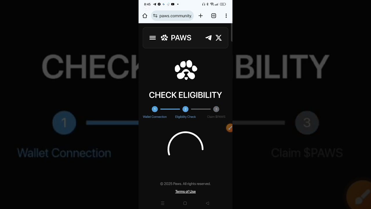 Paws eligibility Check and how to Boost Airdrop Allocation
