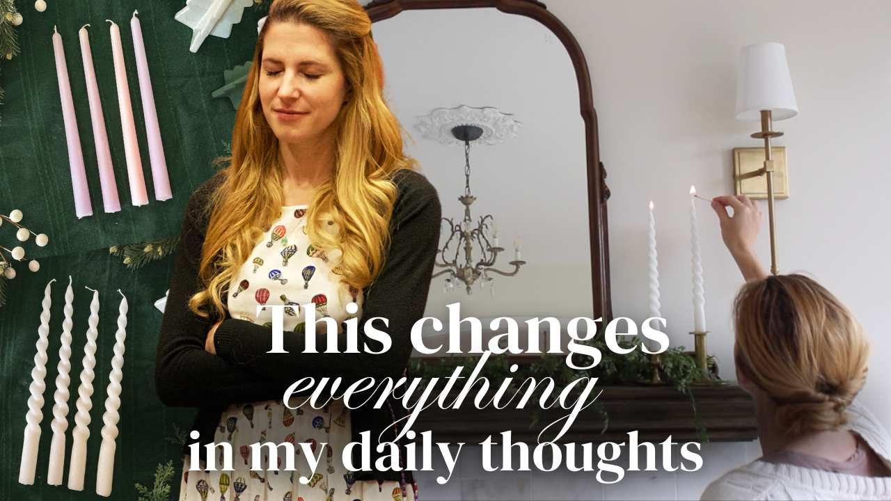 Honest Thoughts About My Secret Insecurity | Make SCENTED Advent + Christmas Taper Candles with Me!