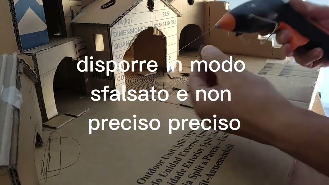 Presepe fai da te 2023 a costo Zero  Parte 4