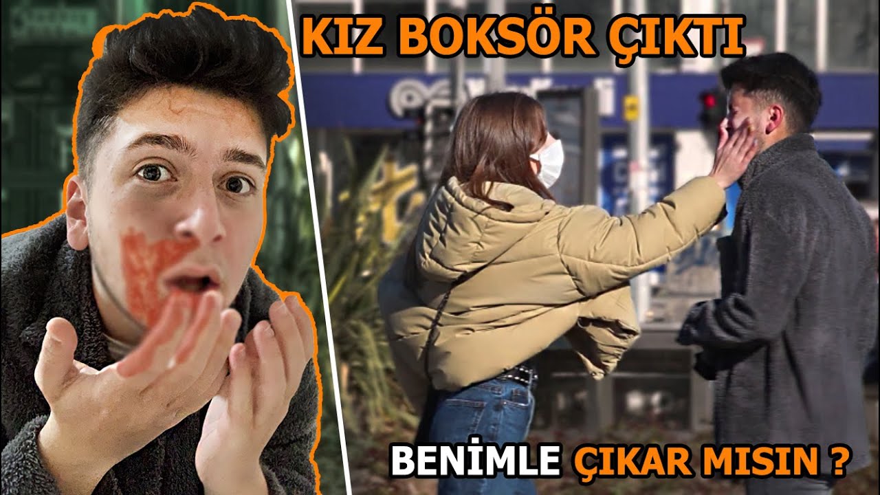TANIMADIĞIM KIZLARA ÇIKMA TEKLİFİ ETTİM ! #2  (KIZ BOKSÖR ÇIKTI) - SOSYAL DENEY