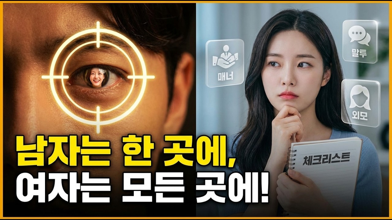 연애 시작의 결정적 차이. 남자는 '이것' 하나에 꽂히고, 여자는 전체를 본다?