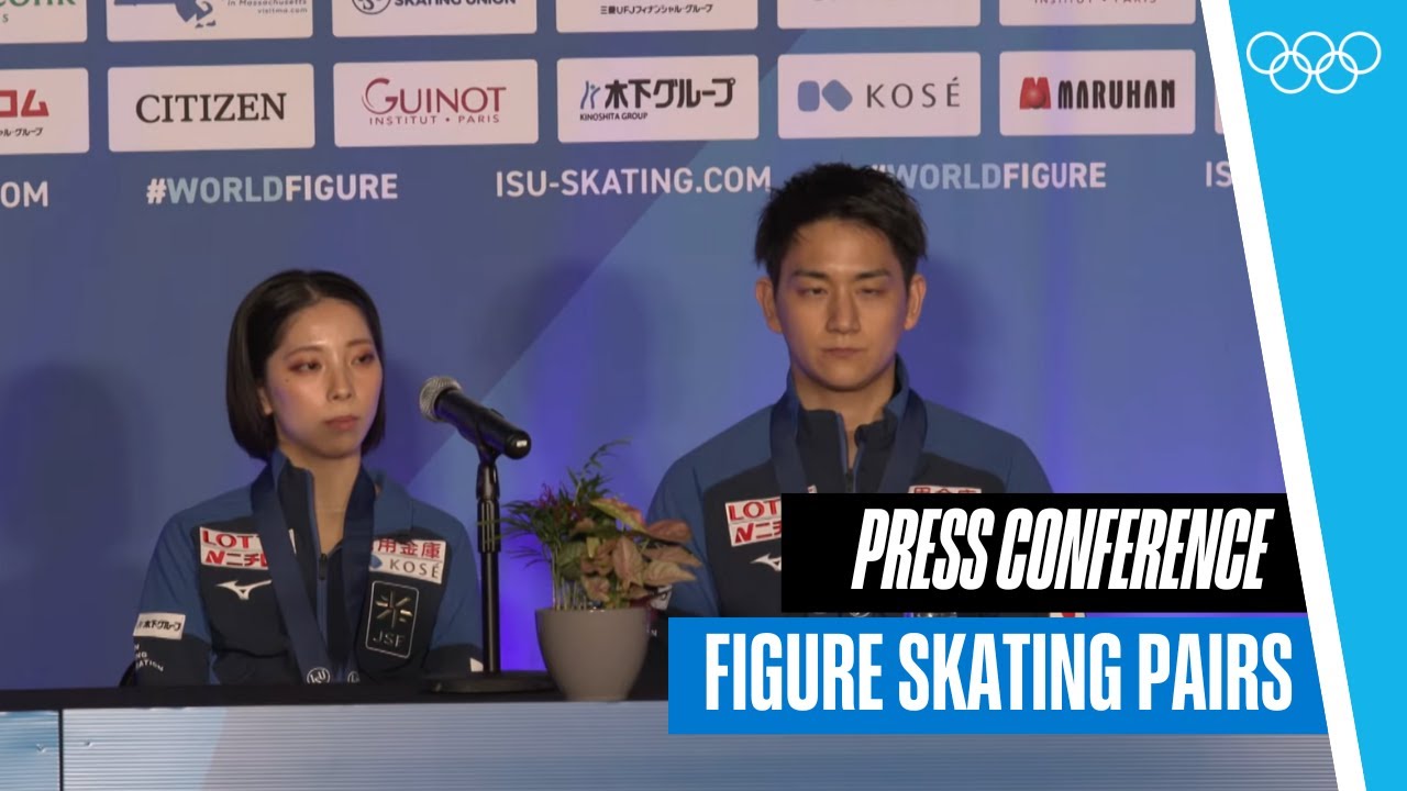 ISU Figure Skating World Championships press conference - Miura Riku and Kihara Ryuichi! 🇯🇵🥇