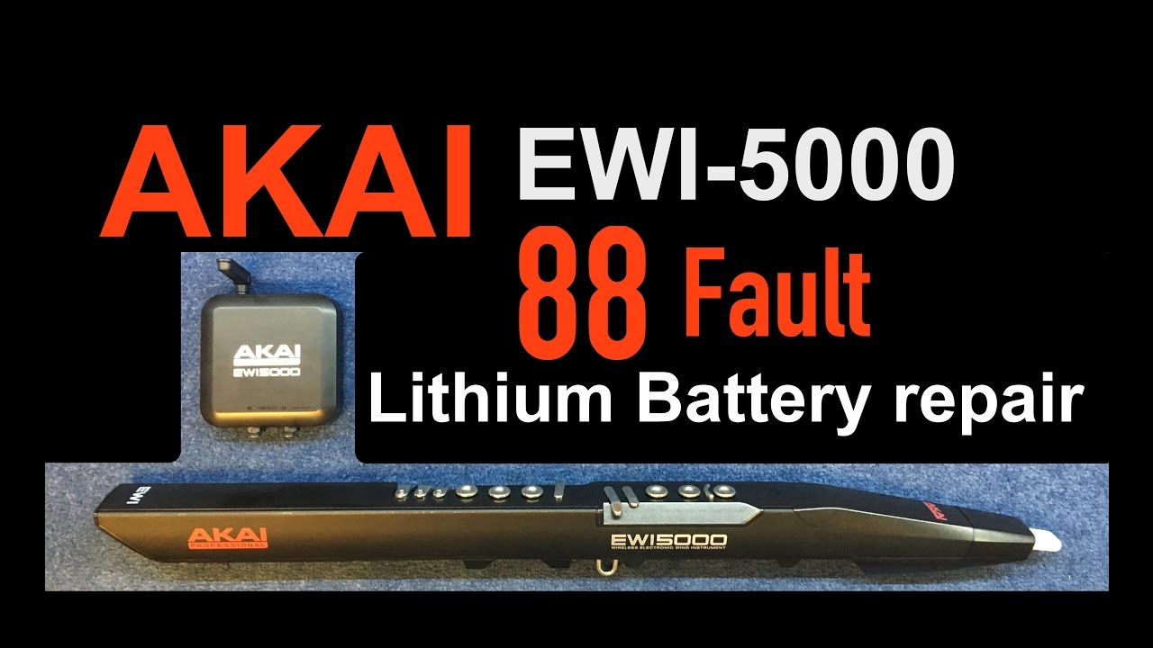 AKAI ewi5000 the 88 fault lithium battery repair