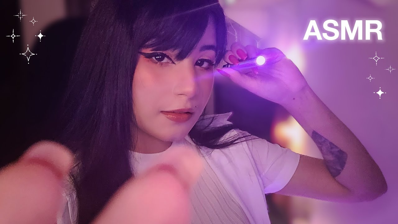 ASMR | Exame dos nervos cranianos MAS ESTÁ TUDO ERRADO COM VOCÊ