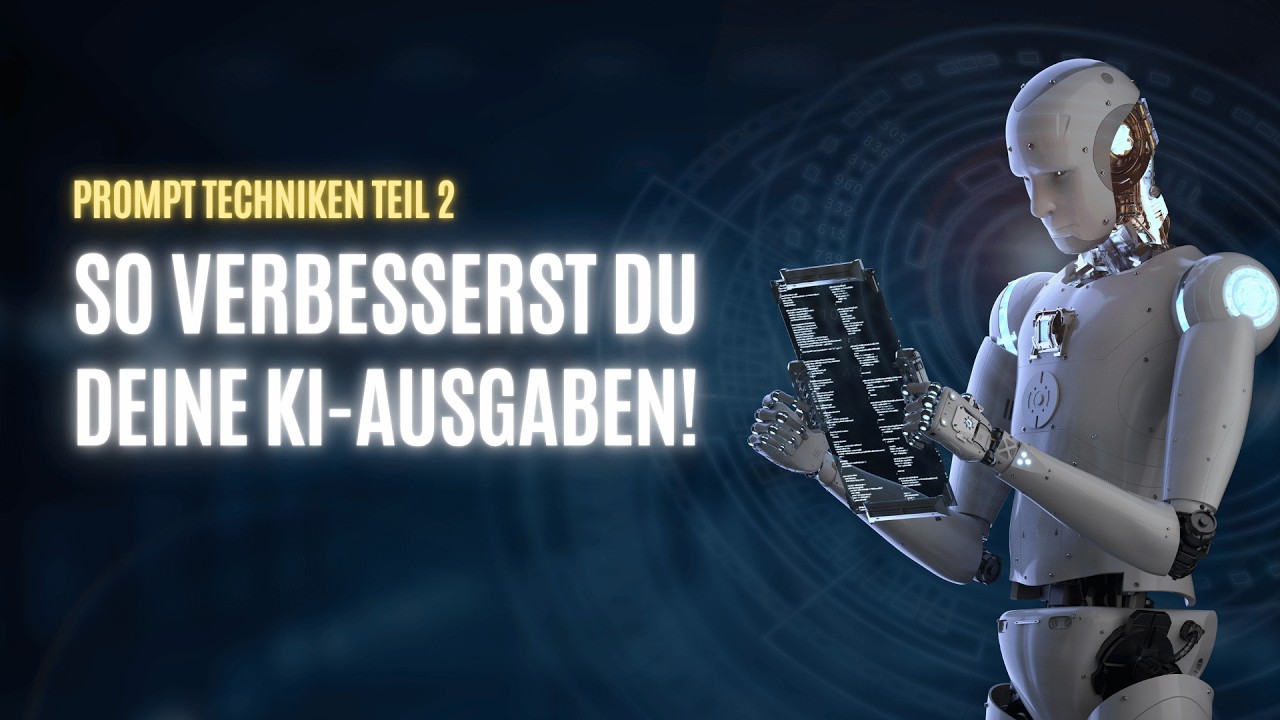 Bessere Ergebnisse bei ChatGPT & Co mit diesen Techniken - Grundkurs Prompt Engineering Teil 2: