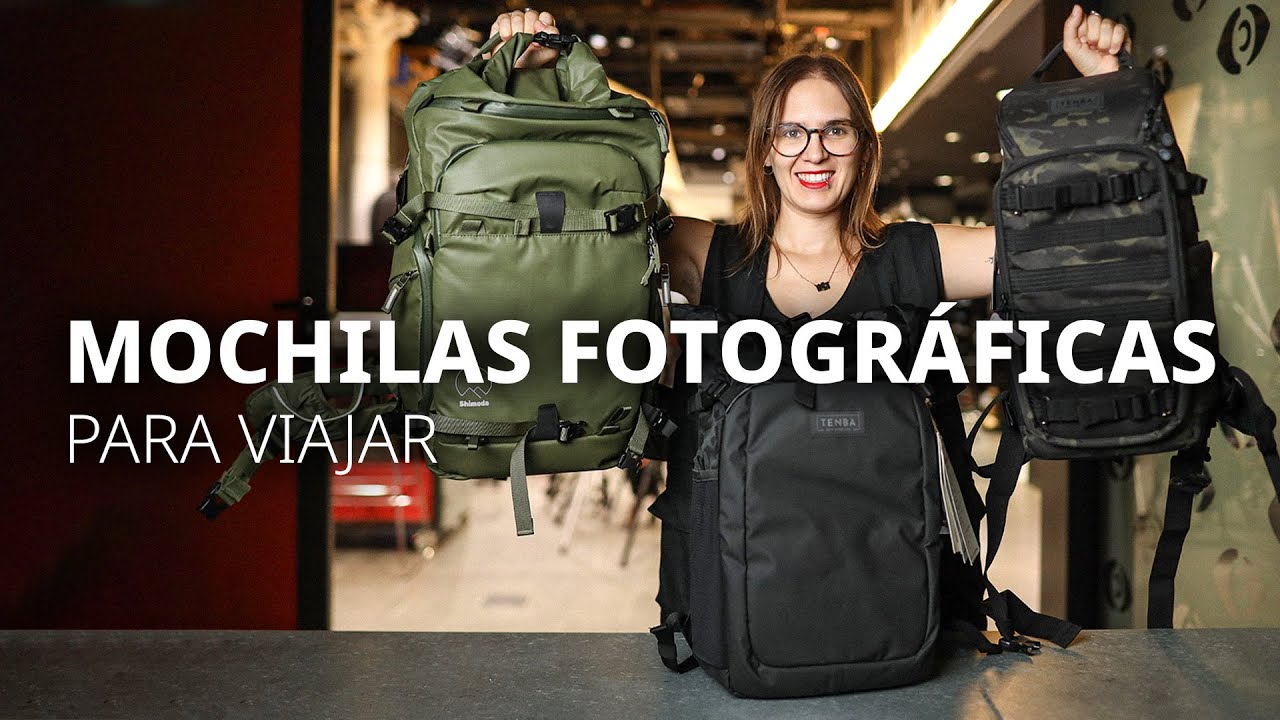 3 MOCHILAS FOTOGRÁFICAS para viajar en CABINA
