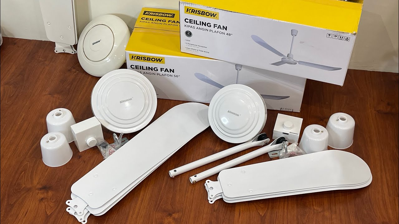 Krisbow 48” & 56” Ceiling Fans | Unboxing!