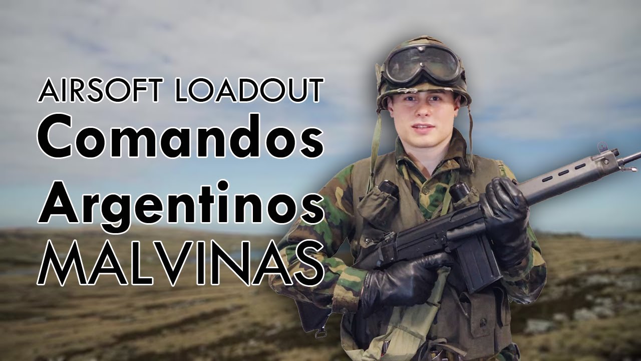 Equipamiento de Comandos Argentinos en Malvinas - Airsoft Loadout