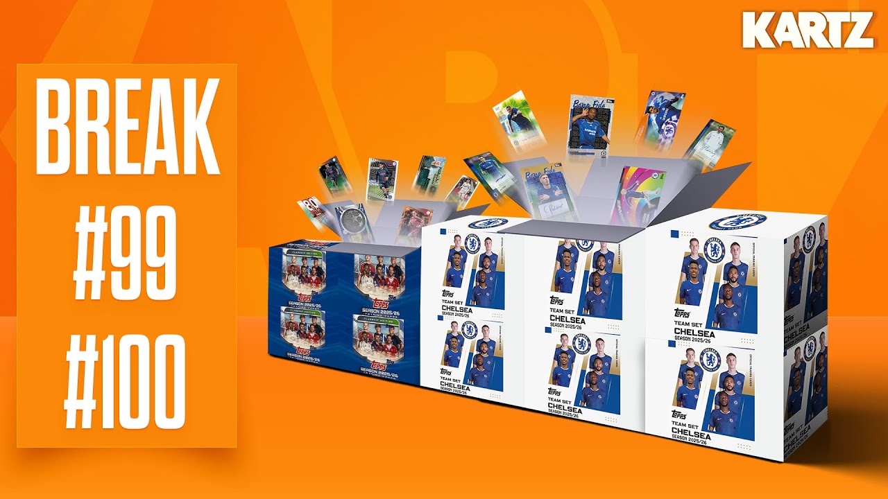 BREAK #99 #100 | Topps Chelsea Team Set 25/26 x20 | Topps UCC 25/26 half case (6x Hobby Box)