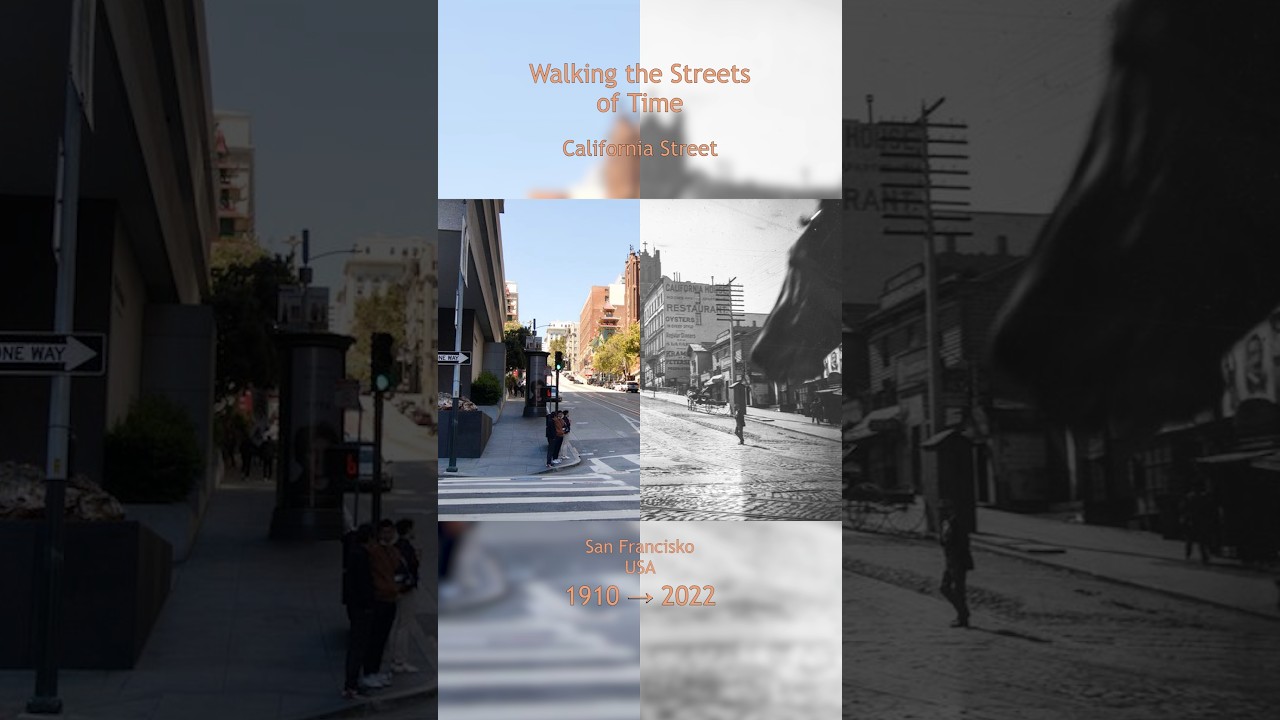 How the street has changed over the century.#ThenAndNow#UrbanTransformation#CenturyOfChange