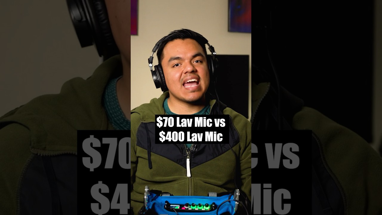 RODE Lavalier GO vs Sennheiser MKE 2! Is the $330 difference worth it? 🤩 #videography #audiosetup