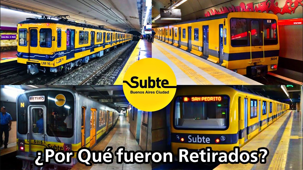 LA FLOTA DEL SUBTE | Como fue DESAPARECIENDO