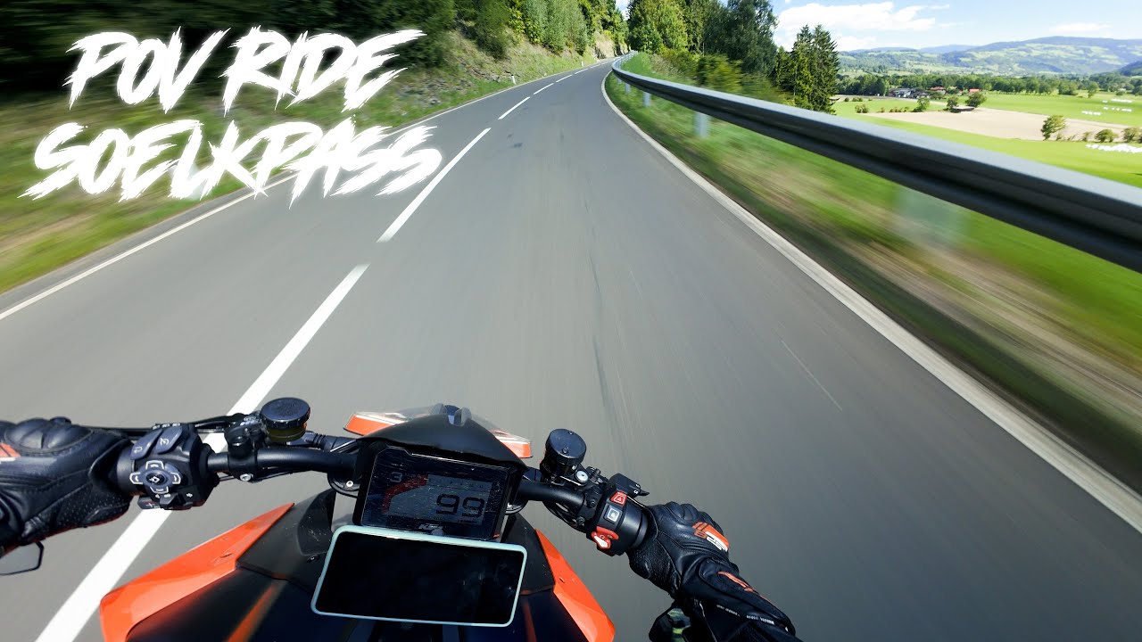 🔊 KTM Super Duke 1290R | SC Project S1 | Sölkpass in Styria, Austria | POV Ride 4K [RAW]