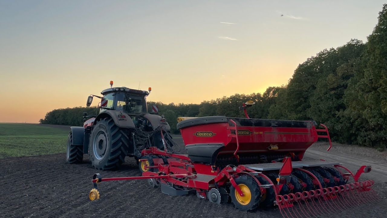 #tractorvlog Massey Ferguson 8730s Dyna-VT Exclusive & Väderstad Rapid 400S-semănat GRAU