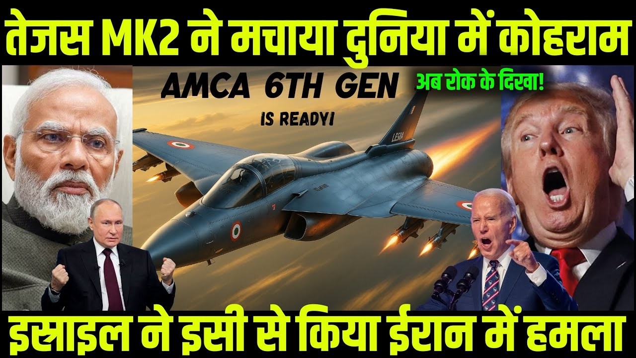 Will Tejas MK2 become the world's smartest fighter jet? Leaving behind the F-35 and SU-57 || Anki...