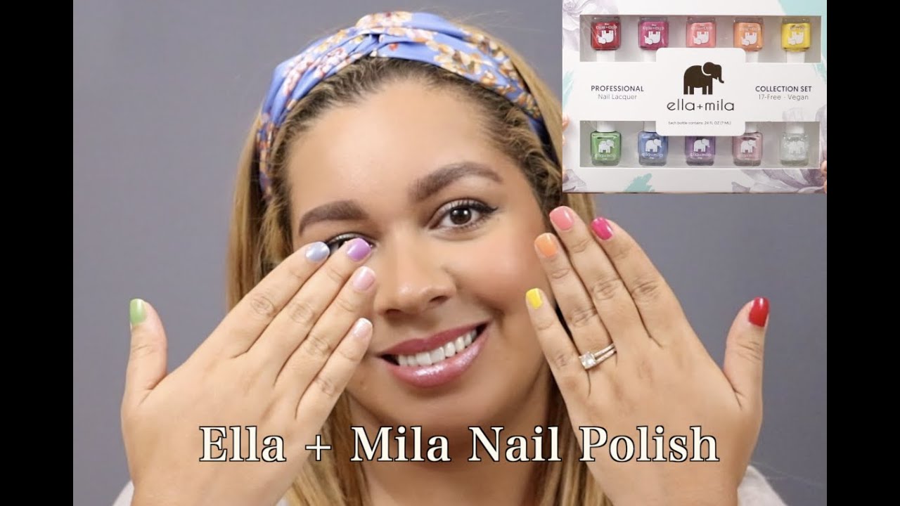 Ella+Mila Nail Polish Try On & Review