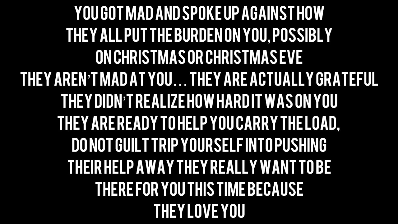 Dont be embarrassed, they are grateful you spoke up / ER READ