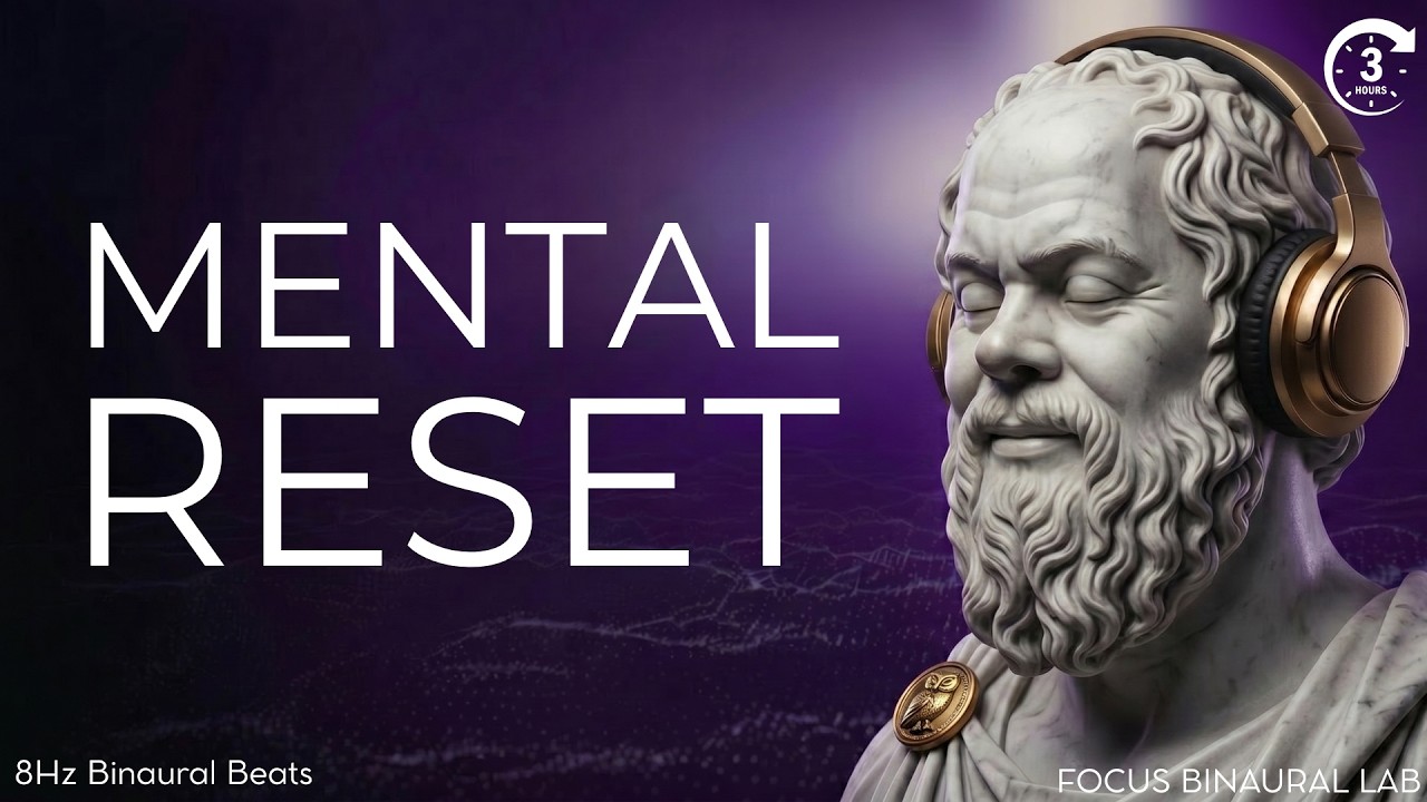 8Hz Theta Waves Binaural Beats for Deep Meditation 🧘 Relaxation & Calm Mind (3 Hours)