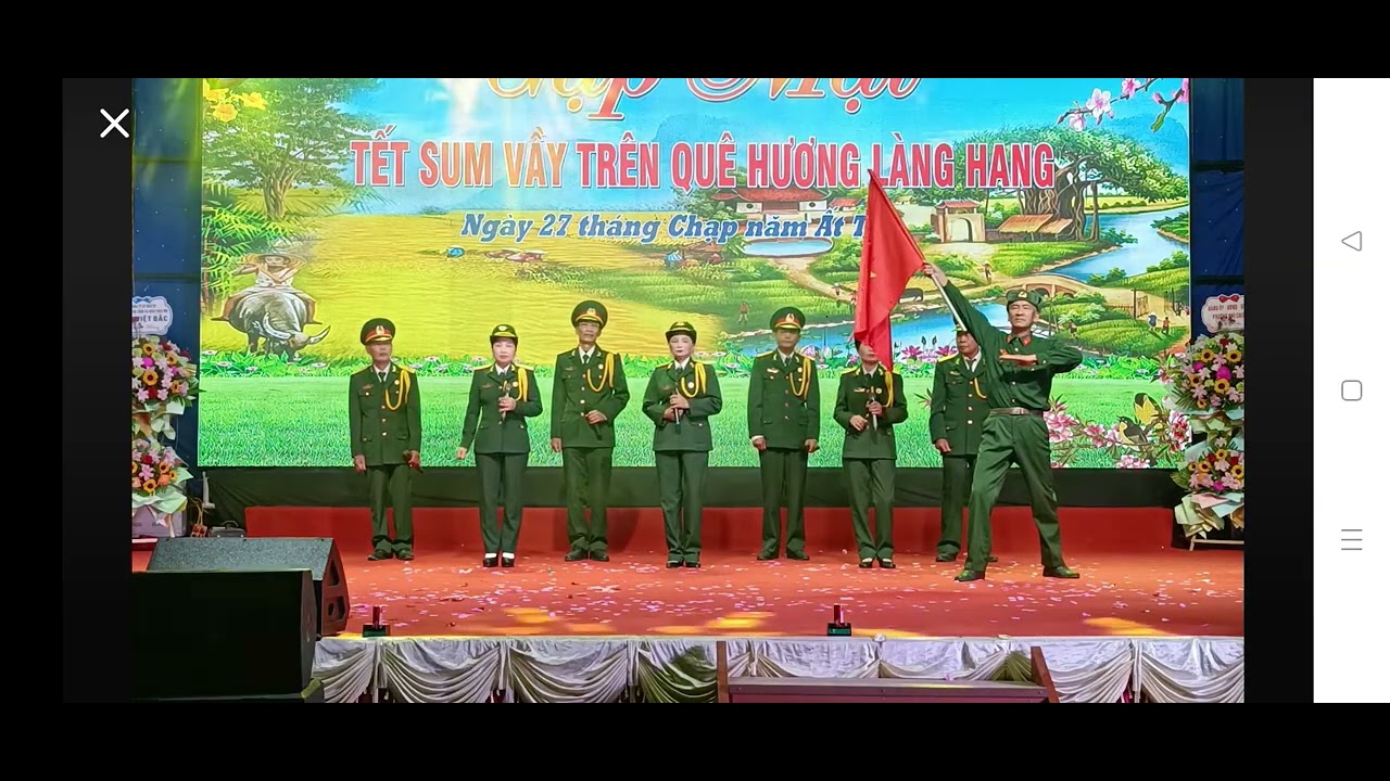 CK: TIẾN BƯỚC DƯỚI QUÂN KỲ,DO ĐỘI VN CCB TỔ DP TỬ LẠC 2, HÁT NGÀY TẾT SUM VẦY.. LÀNG HANG 27 TẾT