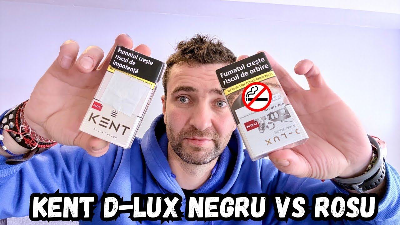 ÎNCĂ O COMPARAȚIE IDEALĂ! KENT D-LUX NEGRU VS KENT D-LUX ROȘU! Ambele Având Aceeași Tarie