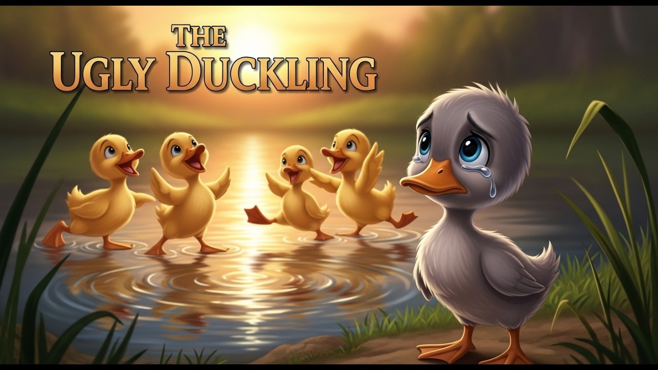The Ugly Duckling Story | From Rejected to Beautiful Swan | Emotional Moral Story for Kids