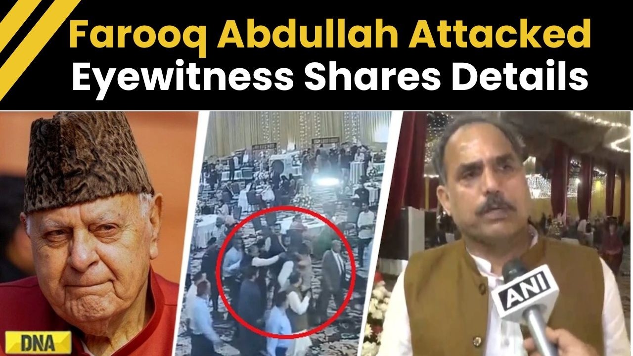 Farooq Abdullah Attacked: Eyewitness Recounts Moment Of Horror Jammu Event | Farooq Abdullah Firing