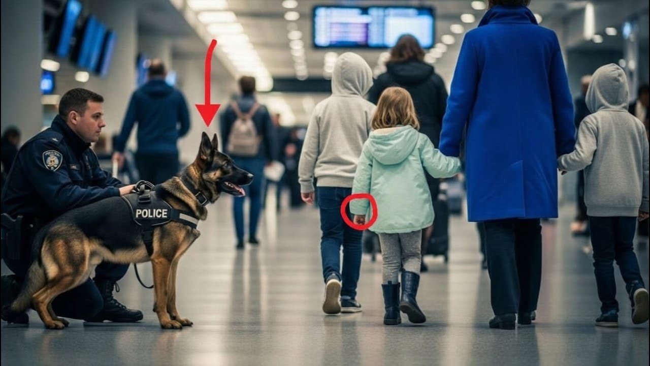 Little girl's gave strange signal to k9 dog, you won't believe what the dog did next