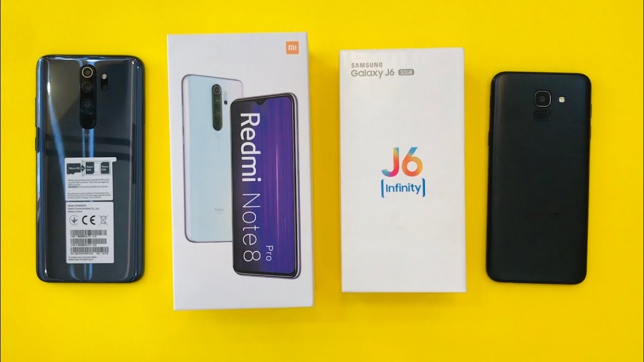 Xiaomi Redmi Note 8 Pro vs Samsung Galaxy J6