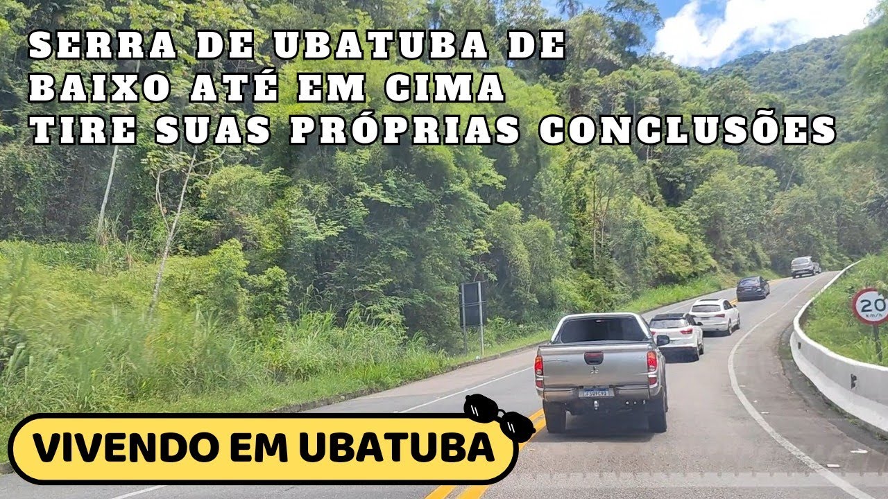 UBATUBA - Subida completa da serra de Ubatuba