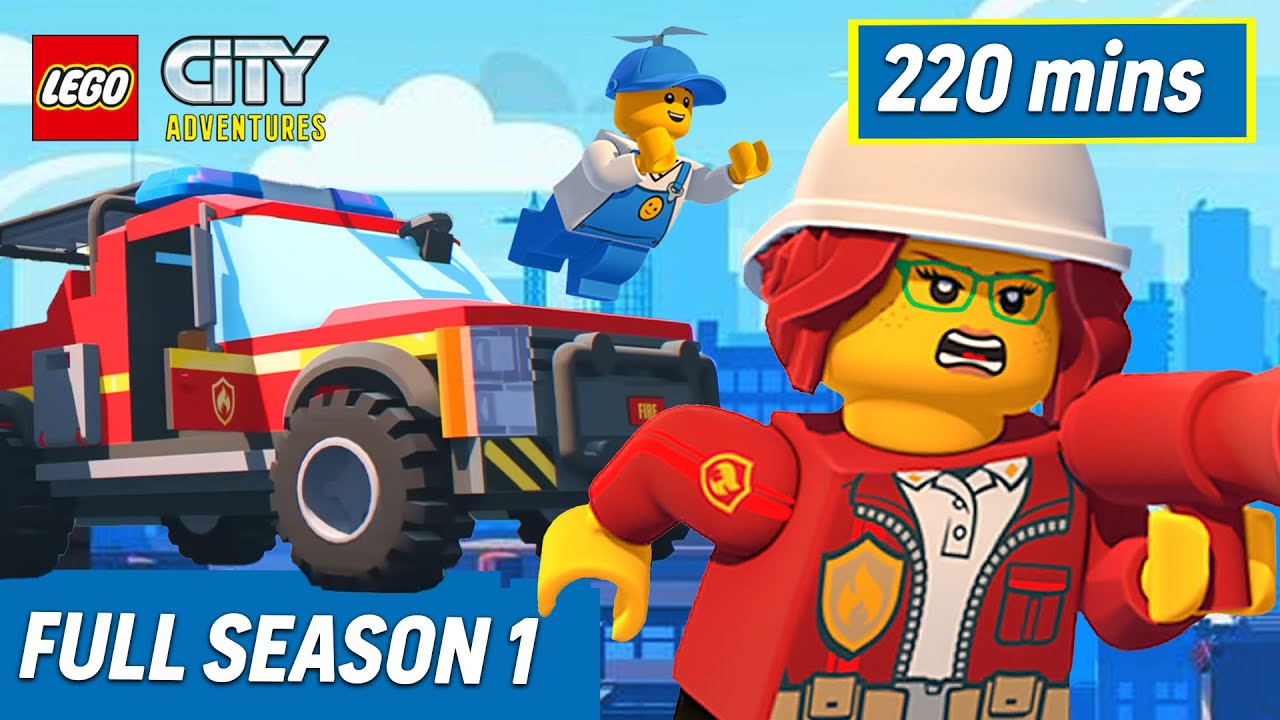 LEGO® City Adventures SEASON 1 COMPILATION 🚗 | Funny Action Cartoons for Kids 😆