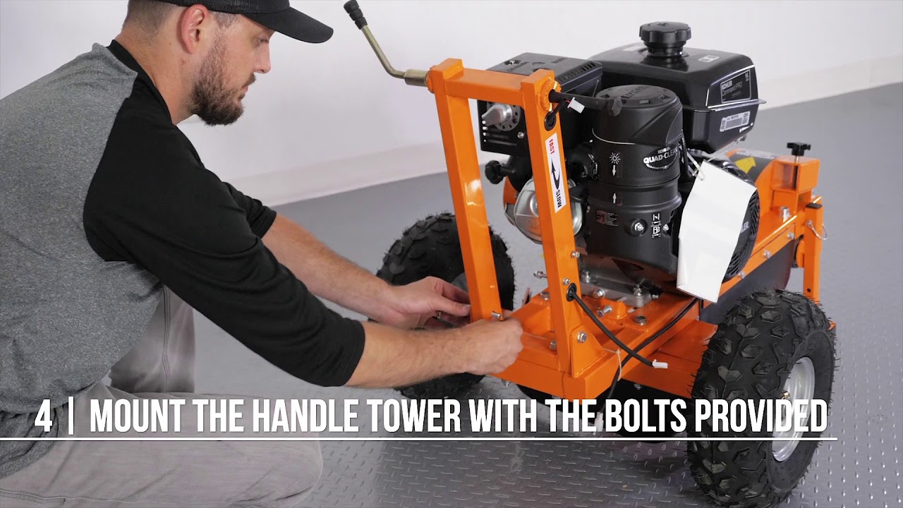 Detail K2 OPG777 Stump Grinder - Assembly Video