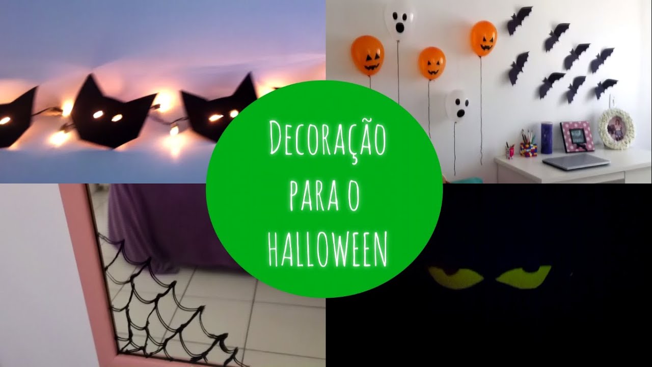 Decorações de quarto para o HALLOWEEN!!