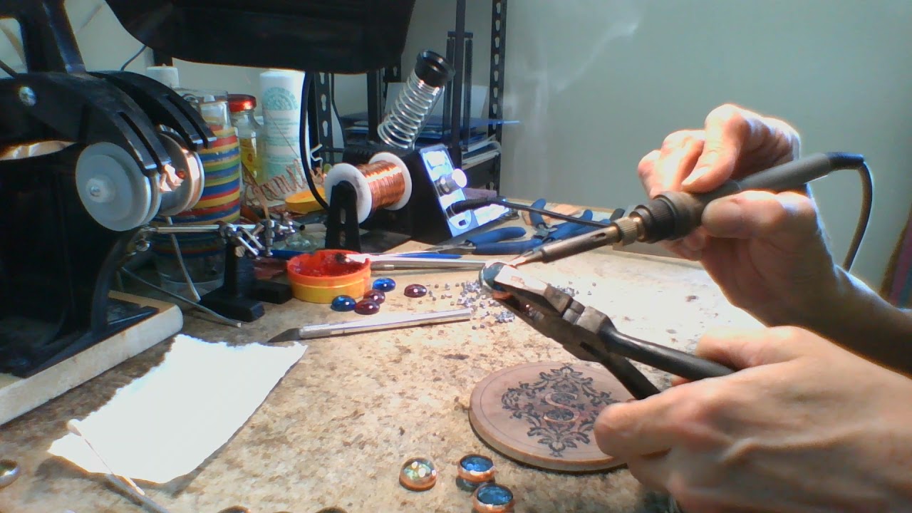 Honeoye Stained Glass - Taping/Soldering Beads Tutorial