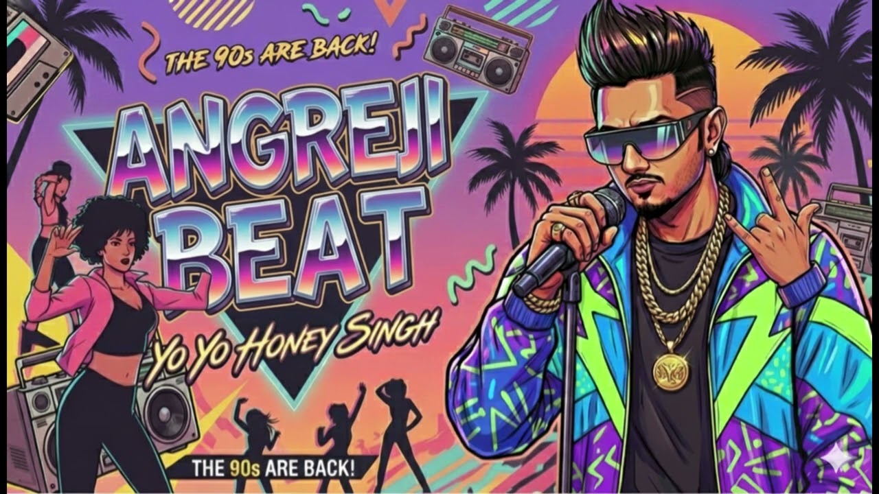 Yo Yo Honey Singh - Angreji Beat (90s AI Remix) | The 90s Are Back! #AngrejiBeat