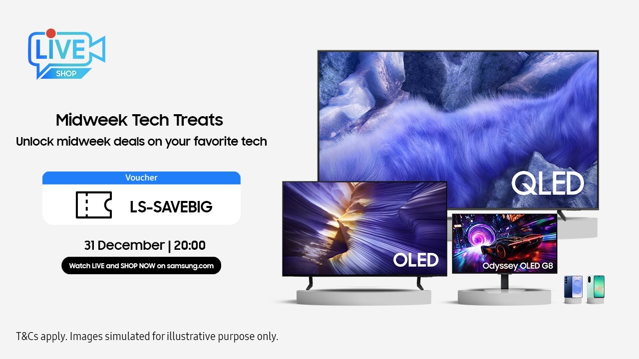 🔴 Samsung LIVE Shop: Midweek Tech Treats