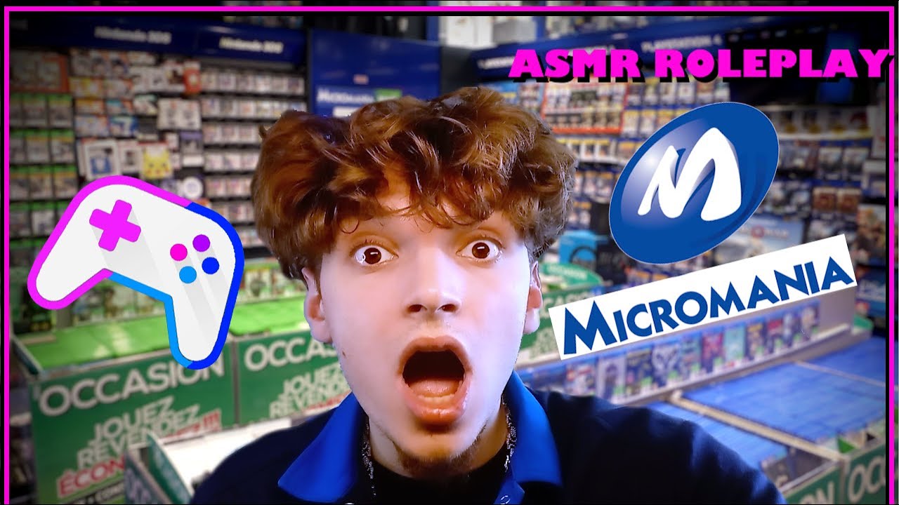 ASMR FRANÇAIS - ROLEPLAY MICROMANIA 🎮 (Le pire vendeur)