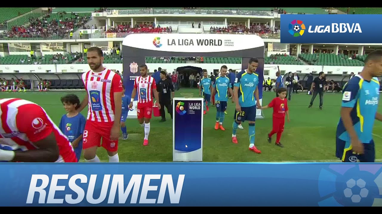 Resumen de Hassania d'Agadir (2-1) Sevilla FC