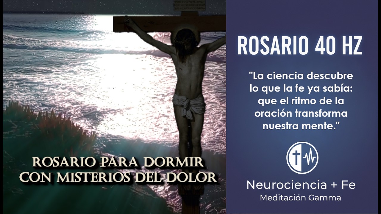Rosario para Sueño Profundo, Misterios Dolorosos, Manto de Sanación de Memoria 40Hz @mision-de-amor