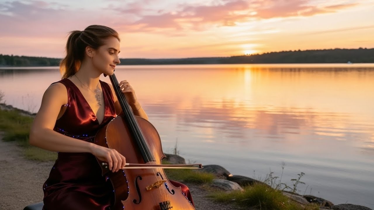 🎻🎹 Виолончель, скрипка и фортепиано на закате –Глубокая, эмоциональная музыка для расслабления и сна