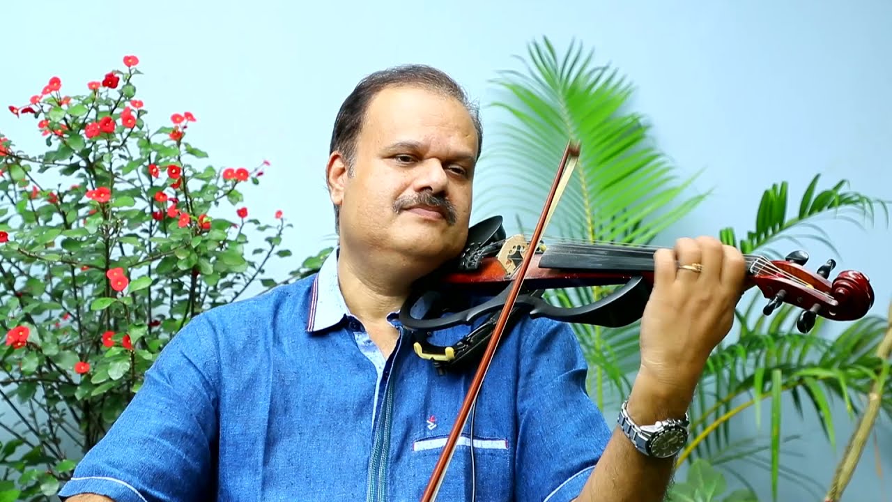 Kaneer Poovinte   Heart touching song on Violin by Dr Jobi Mathew Vempala
