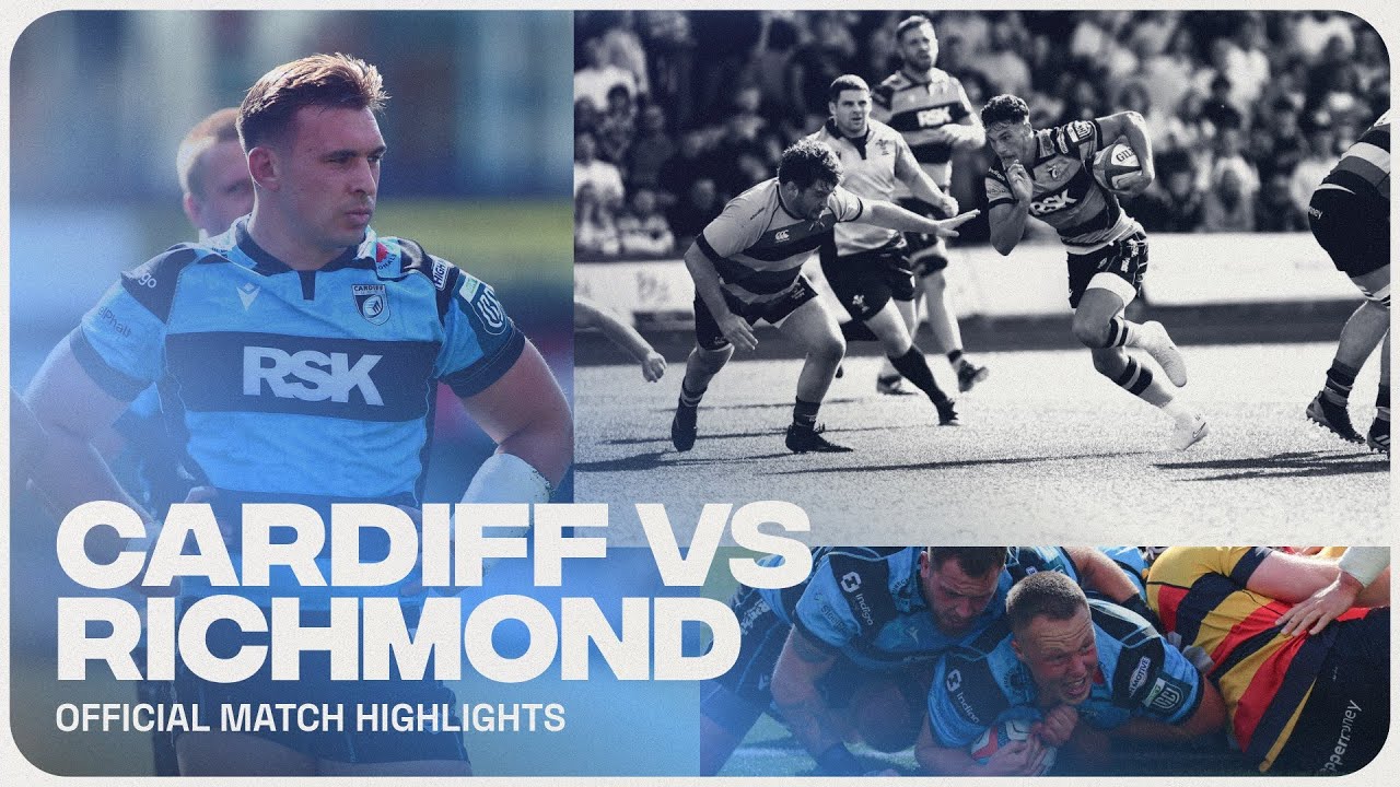 Cardiff Rugby vs Richmond | Pre-Season 2025/26 Highlights