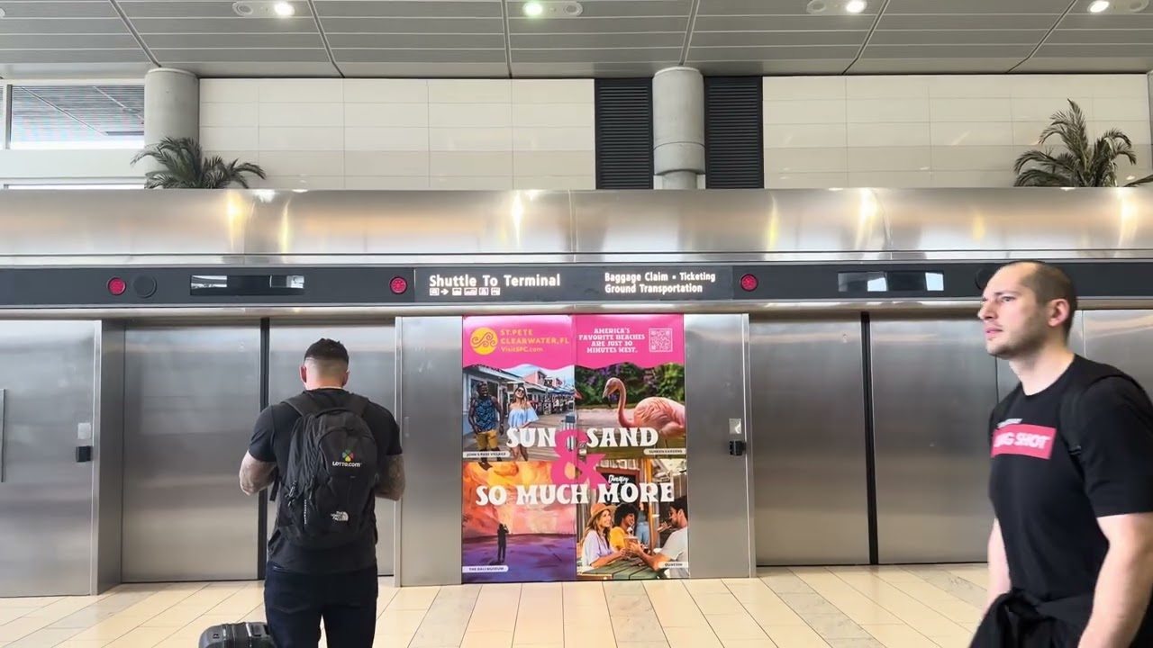 Tampa Airport Doors are Closing Of Airside A