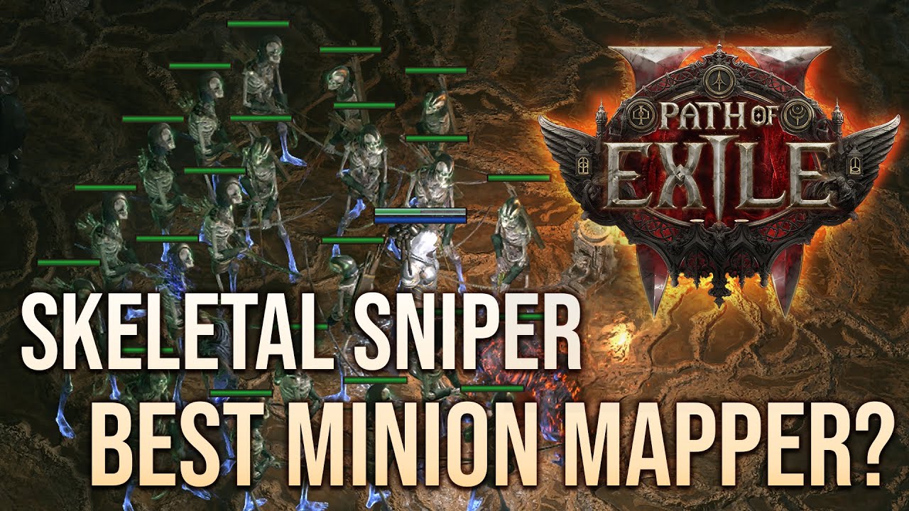 Path of Exile 2 Skeleton sniper non crit minion setup