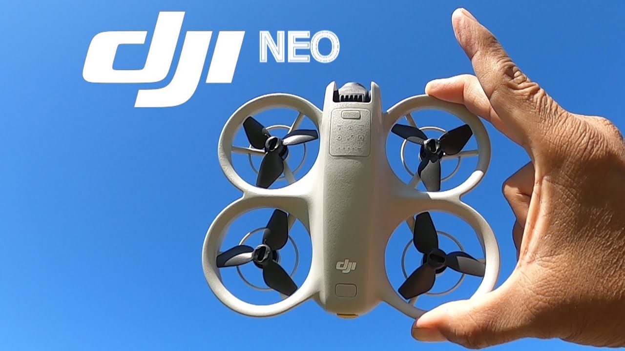 DJI NEO SACANDOLO DE SU CAJA Y CHECANDO SUS QUICK SHOTS