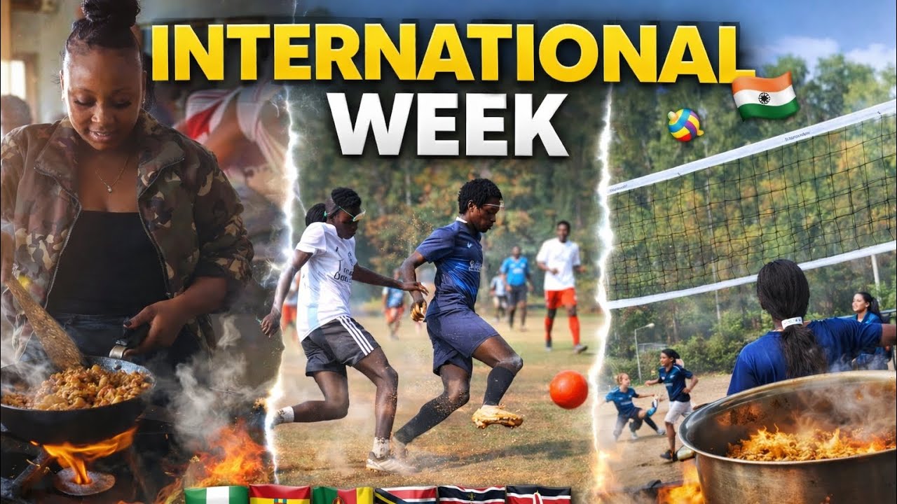 International Student Week in India 🇮🇳 | Food Festival + Volleyball & Soccer  Tournament!
