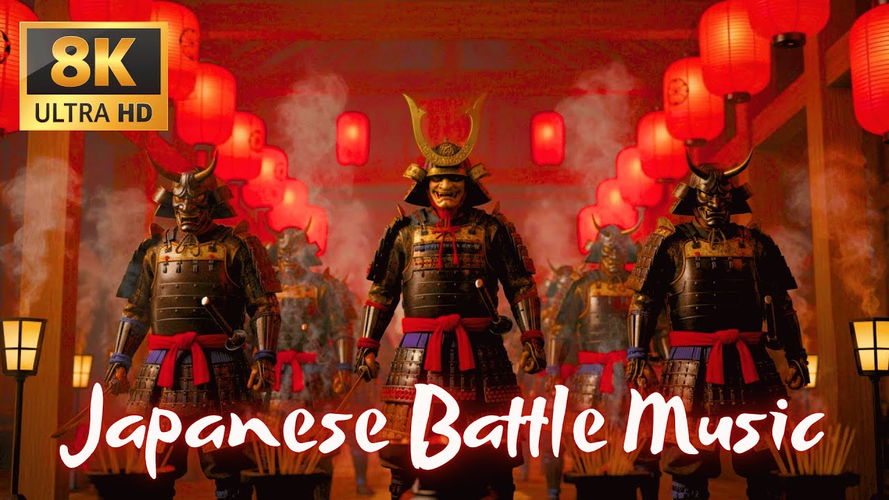 Battle Music of the Samurai Warriors - Epic Samurai Taiko Battle Music - Intense Japanese